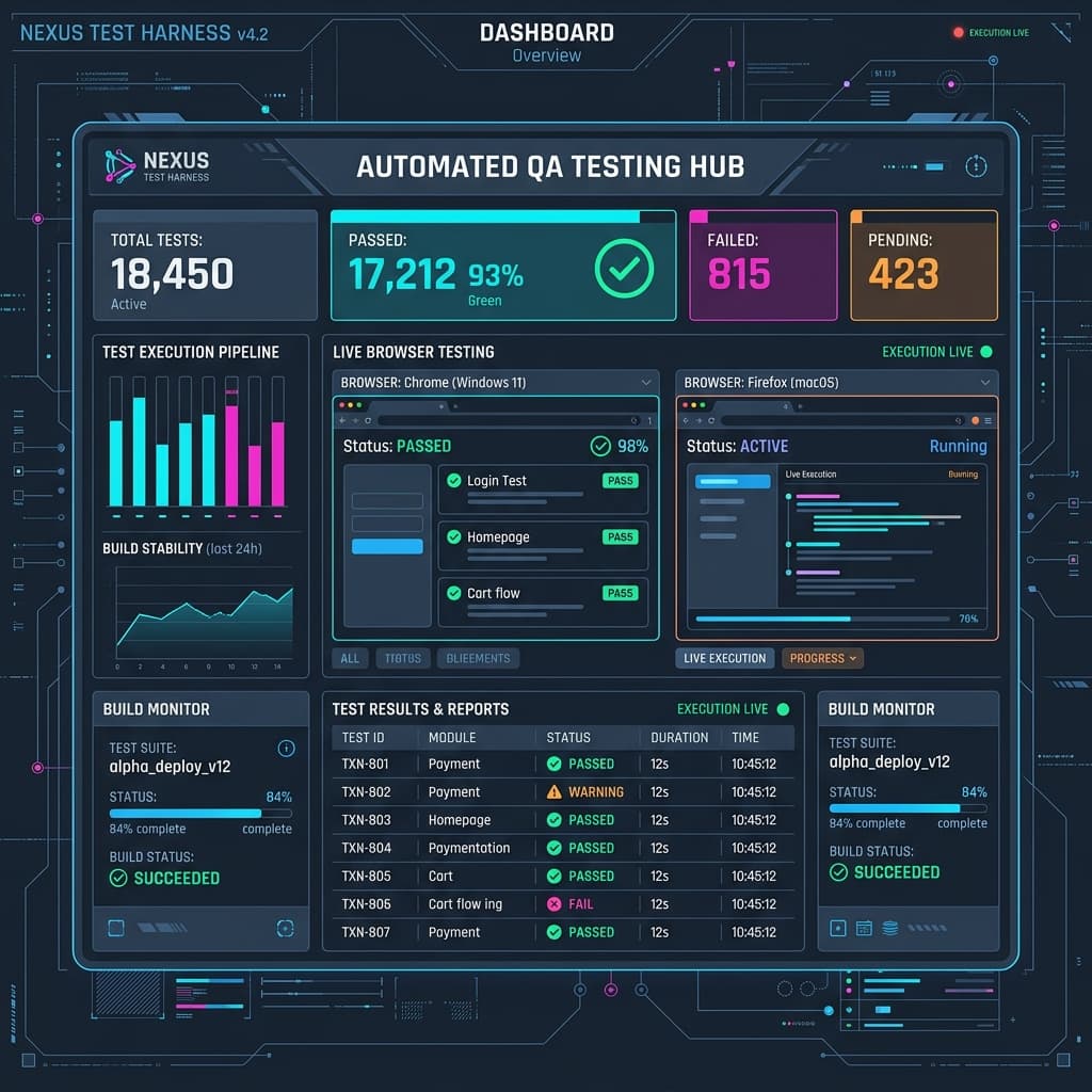 QA Test Dashboard